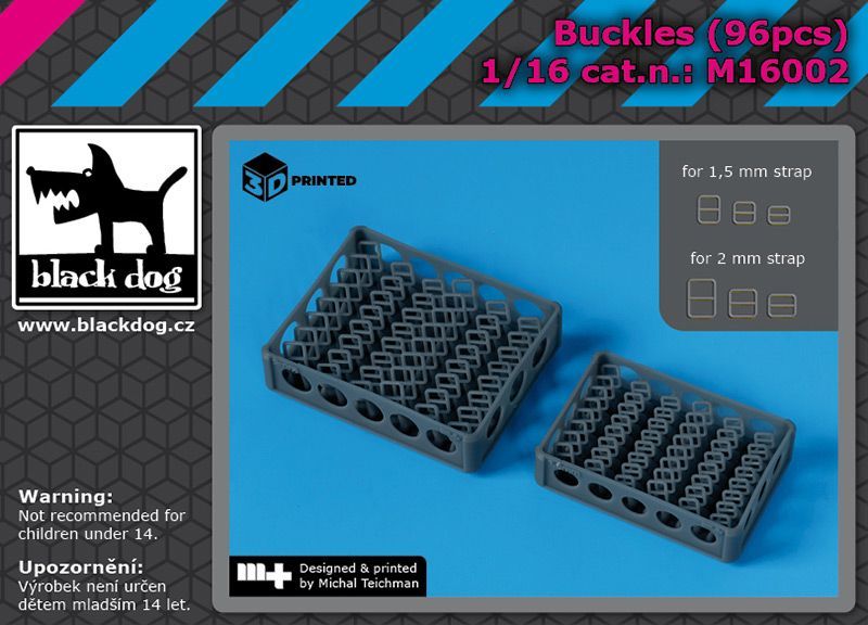 1:16 Buckles ( 96 pcs )