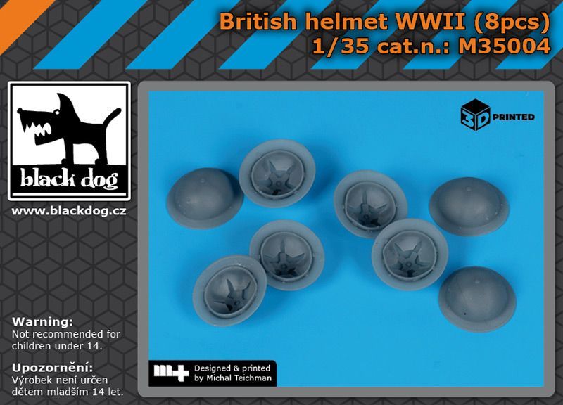 1:35 British helmet WW II ( 8pcs )