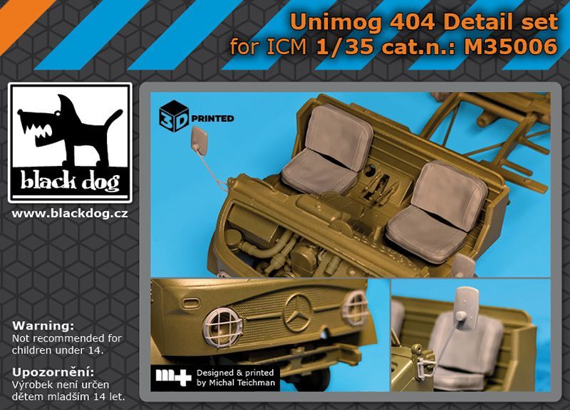 1:35 Unimog 404 detail set