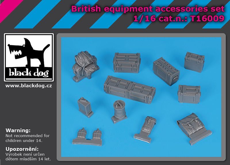 1:16 British equipment accessories set