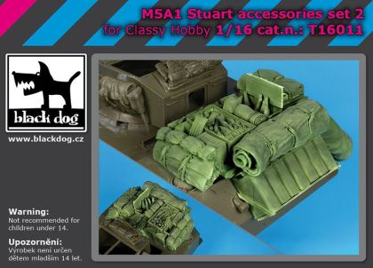 1:16 M5A1 Stuart accessories set 2