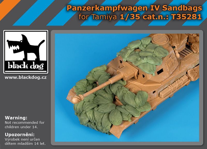1:35 Panzerkampfwagen IV sandbags