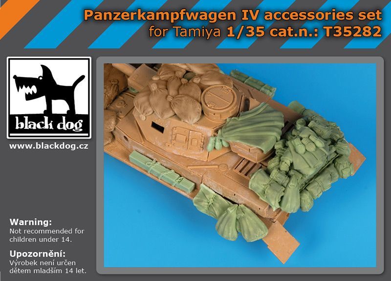 1:35 Panzerkampfwagen IV accessories set