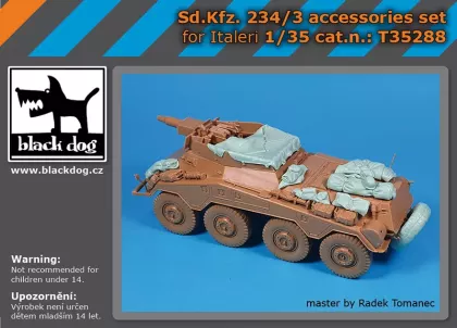 1:35 Sd.Kfz. 234/3 accessories set
