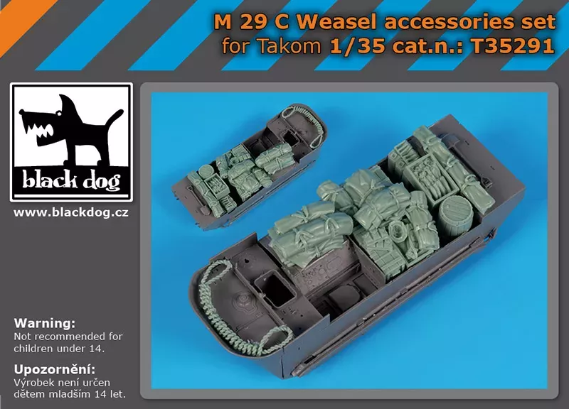 1:35 M 29 C Weasel accessories set