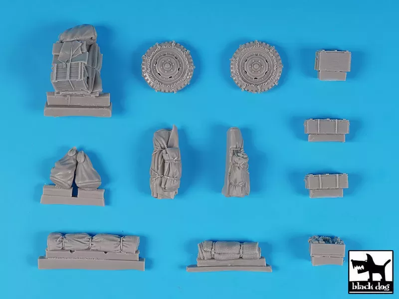 1:35 Half track M 21 accessories set N°1