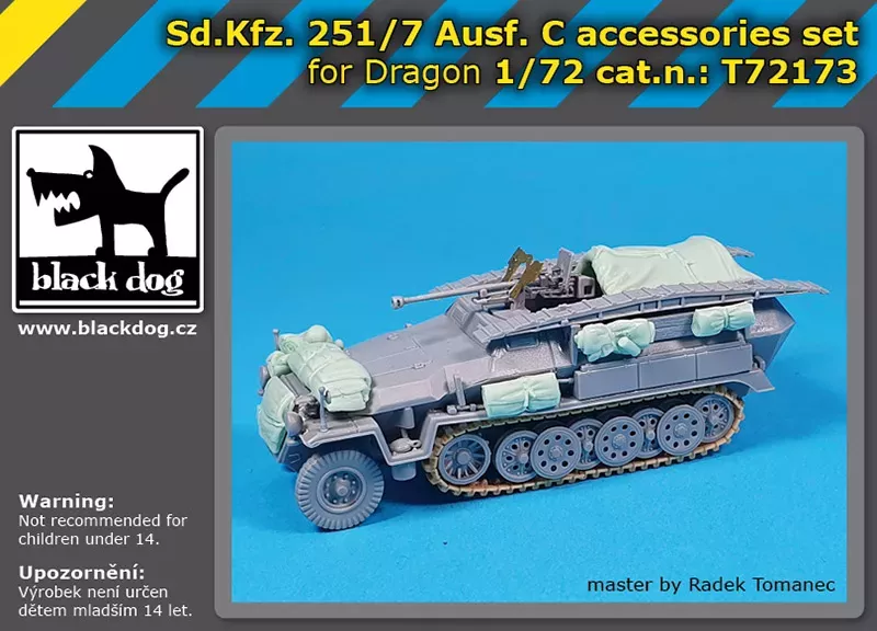 1:72 Sd.Kfz. 251/7 Ausf. C accessories set