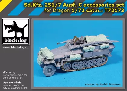 1:72 Sd.Kfz. 251/7 Ausf. C accessories set