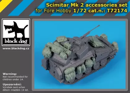 1:72 Scimitar Mk 2 accessories set