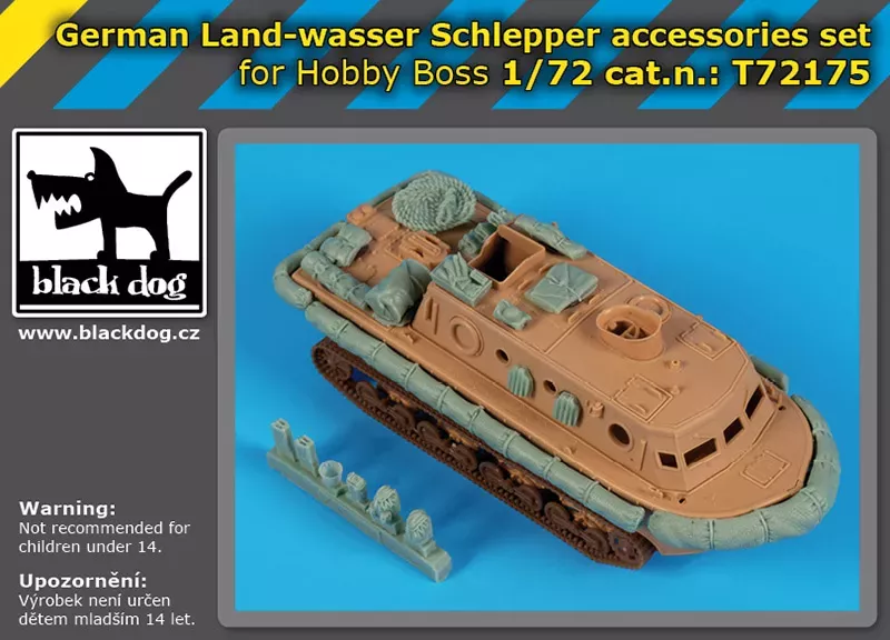 1:72 German Land-wasser Schlepper accessories set