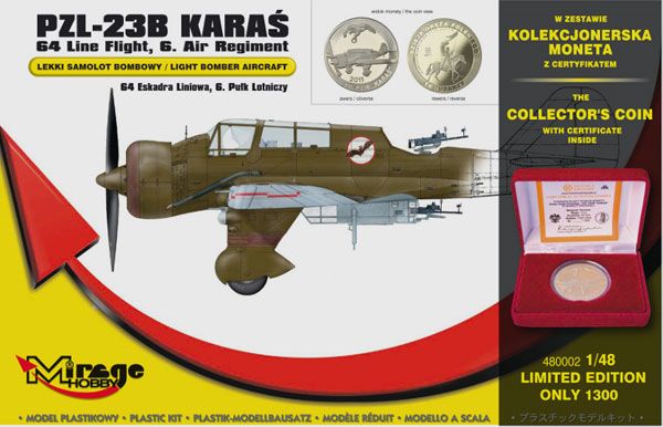 1:48 PZL-23B Karaś 64. Eskadra Liniowa, 6. Pułk Lotniczy