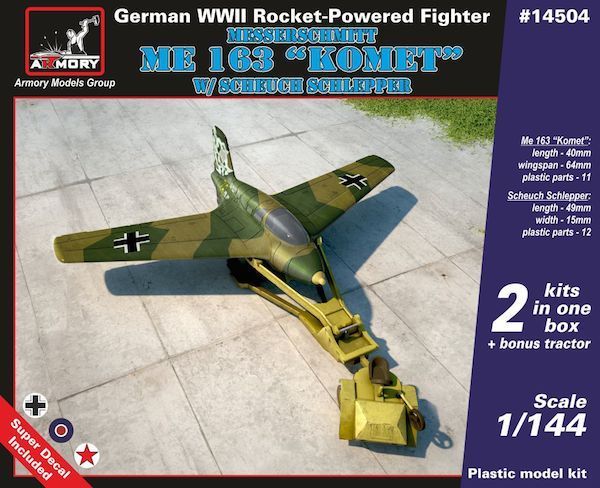 1:144 Messerschmitt Me 163B “Komet” w/ Scheuch Schlepper