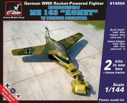 1:144 Messerschmitt Me 163B “Komet” w/ Scheuch Schlepper