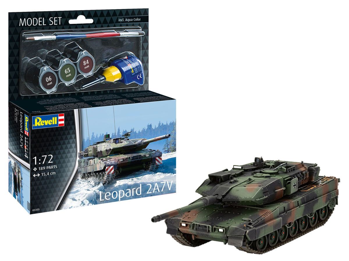 1:72 Leopard 2 A7V Model Set