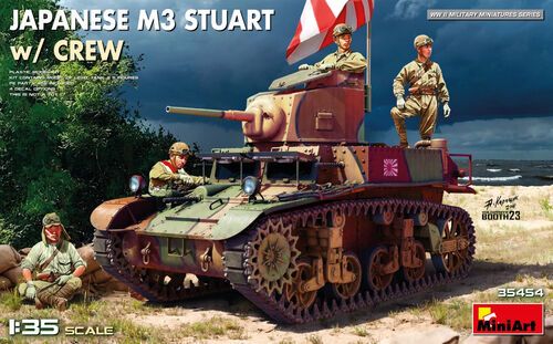 1:35 JAPANESE M3 STUART w/CREW