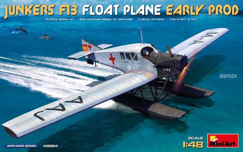 1:48 Junkers F13 Float Plane. Early Prod