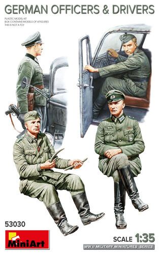 1:35 German Officers & Drivers