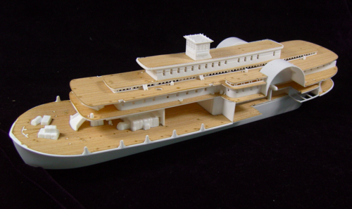 1:275 Robert E. Lee Steamboat Wooden Deck for Revell kit #85-0328