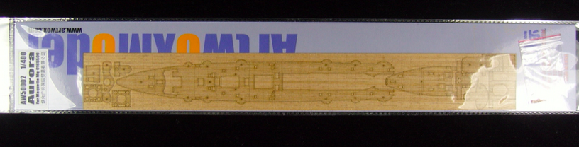 1:400 WWI Russian Cruiser Aurora Wooden Deck for Maquette kit MQ4050