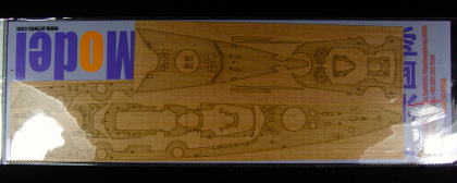 1:400 DKM Tirpitz Wooden Deck for Heller kit #81079