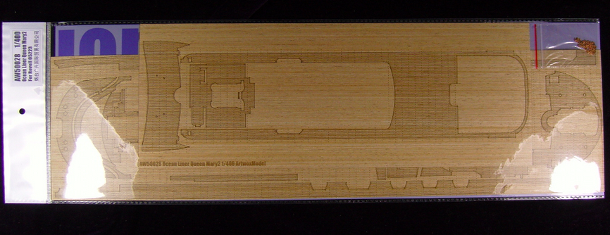 1:400 Ocean Liner Queen Mary 2 Wooden Deck for Revell kit #05223