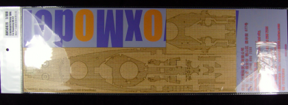 1:400 US Navy Battleship BB-62 New Jersey Wooden Deck for Hapdong BB-62