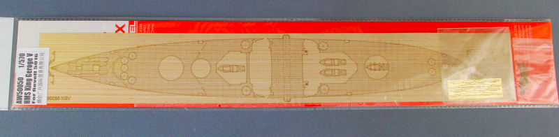 1:570 HMS King George V Wooden Deck Set with Photoetch for Revell #5016 kit