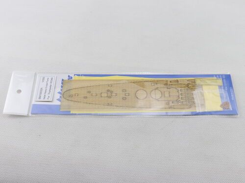 1:350 Italian Heavy Cruiser Fiume Wooden Deck, Masking Sheet, Planking Masking PE (For Trumpeter 05348)