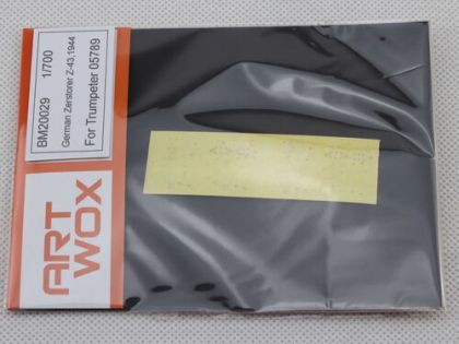 1:700 German Zerstorer Z-43 1944 Deck Masking (For Trumpeter 05789)