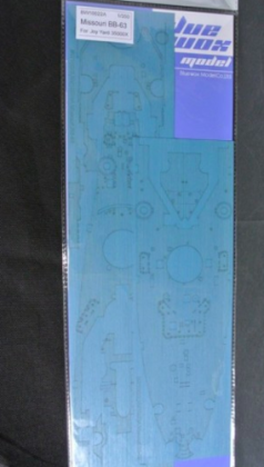 1:350 WWII U.S. Navy Battleship BB-63 Missouri