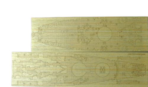 1:400 USS Missouri (BB-63) Wooden Deck (for Academy 14401 kit)