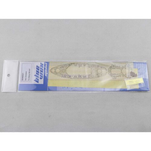 Chibimaru USS Cleveland Wooden Deck, Masking sheet, Planking Masking and PE (for Meng WB-007 kit)