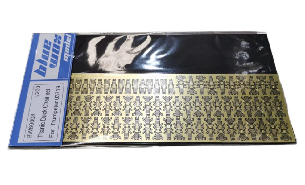 1:200 Titanic Deck Chair set (for Trumpeter 03719 kit)