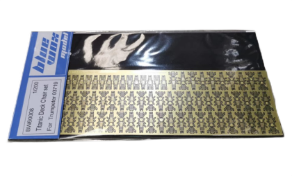 1:200 Titanic Deck Chair set (for Trumpeter 03719 kit)