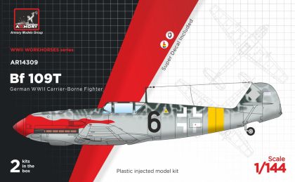 1:144 Bf 109T 'Flugzeugtrager Jager' - German WWII Carrier-Borne Fighter