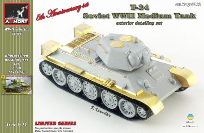1:72 T-34 exterior detailing set