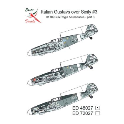 1:48 Italian Gustavs over Sicily #3 - Bf-109 G in Regia Aeronautica (Part 3)