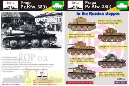 1:35 Praga Pz.Kpfw. 38(t) - In the Russian steppes