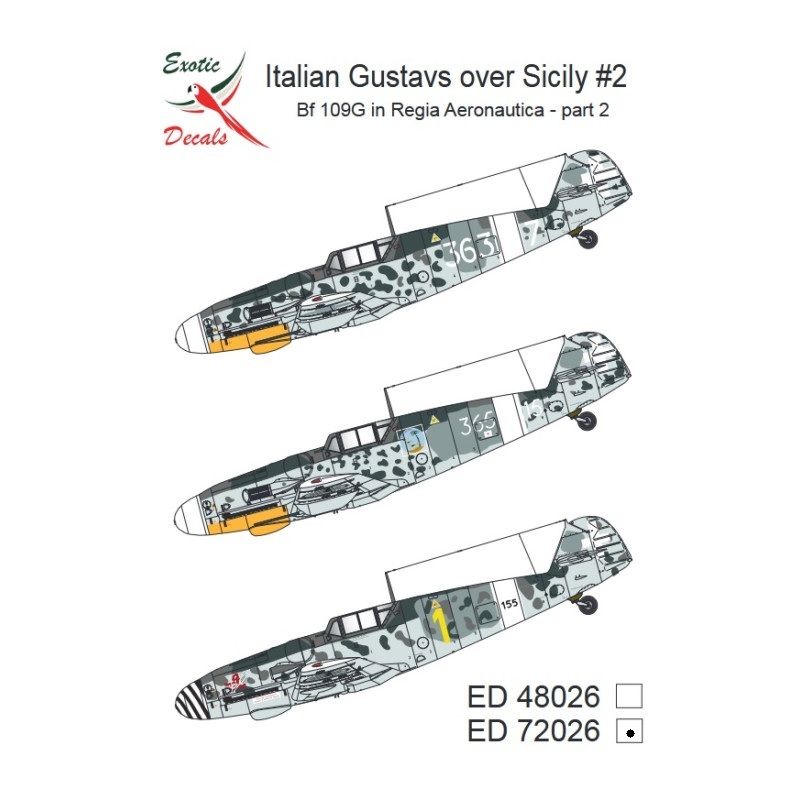 1:72 Italian Gustavs over Sicily #2 - Bf-109 G in Regia Aeronautica (Part 2)