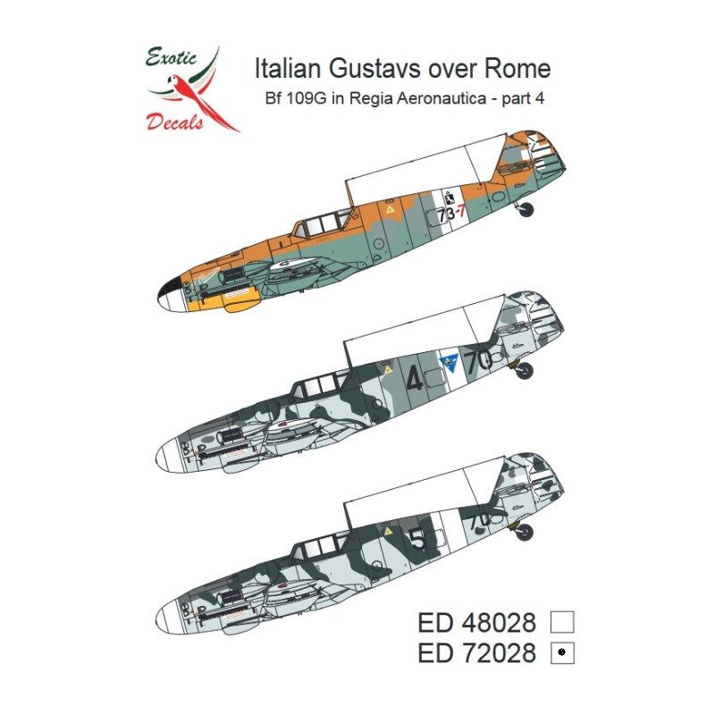 1:72 Italian Gustavs over Rome #4 - Bf-109 G in Regia Aeronautica (Part 4)