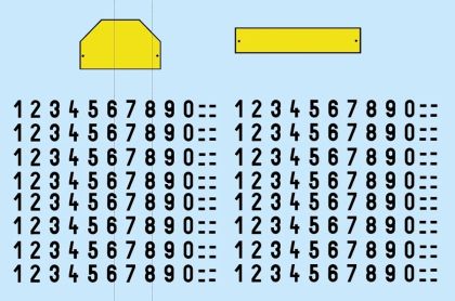 1:35 Vojenské poznávacie značky ČSĽA