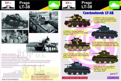 1:35 Praga LT-38 - Czechoslovak LT-38