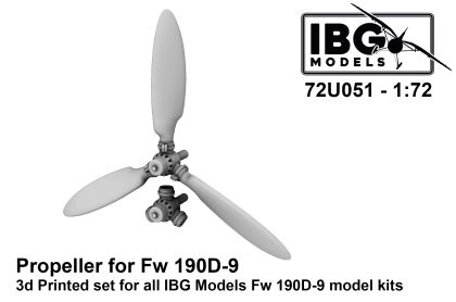 1:72 Propeller Wooden for Focke-Wulf Fw-190D family