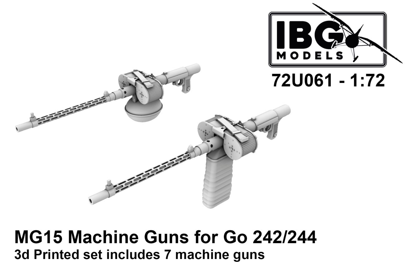 1:72 Gotha Go-242A-1/Go-244 MG15 Machine Guns