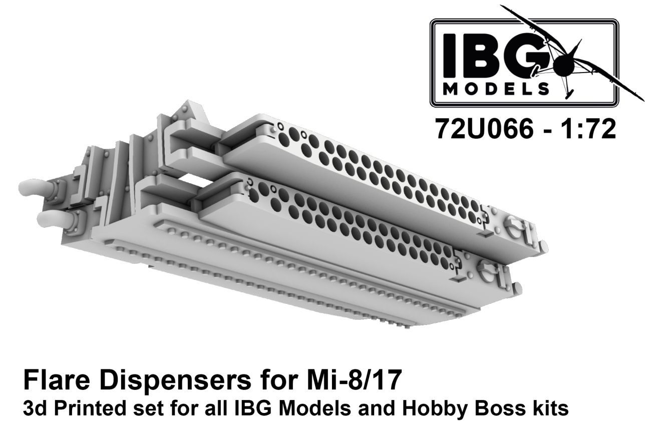 1:72 Mil Mi-8 and Mi-17 Flare Dispensers