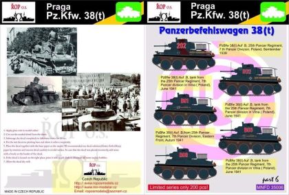 1:35 Praga Pz.Kpfw. 38(t) - Panzerbefehlswagen 38(t)