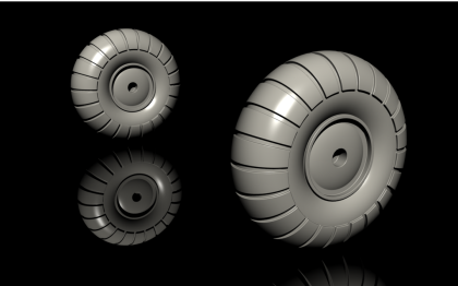 1:72 Fw 189A-1/-2 – Mainwheels Set / for ICM kit