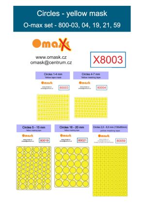 Circles set - yellow mask