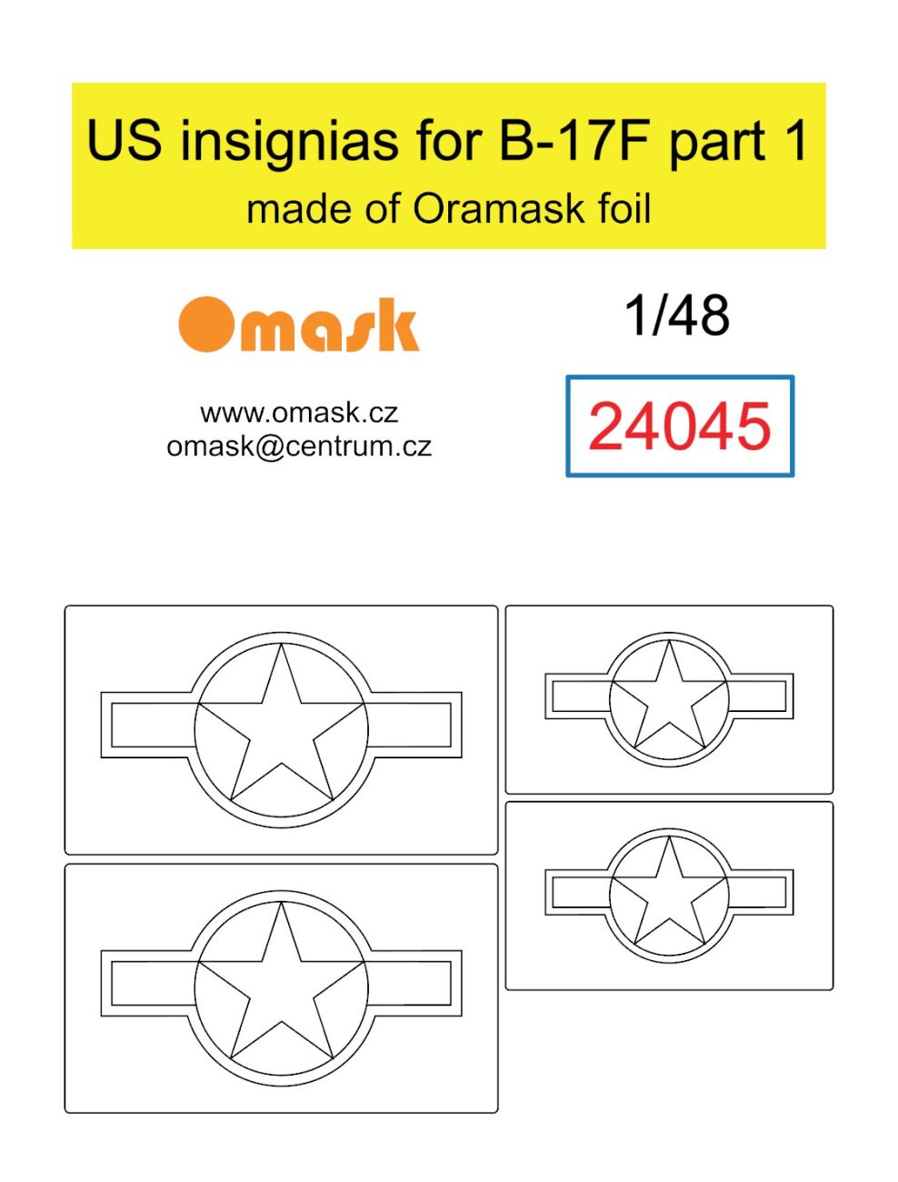 1:48 B-17F US insignias part 1