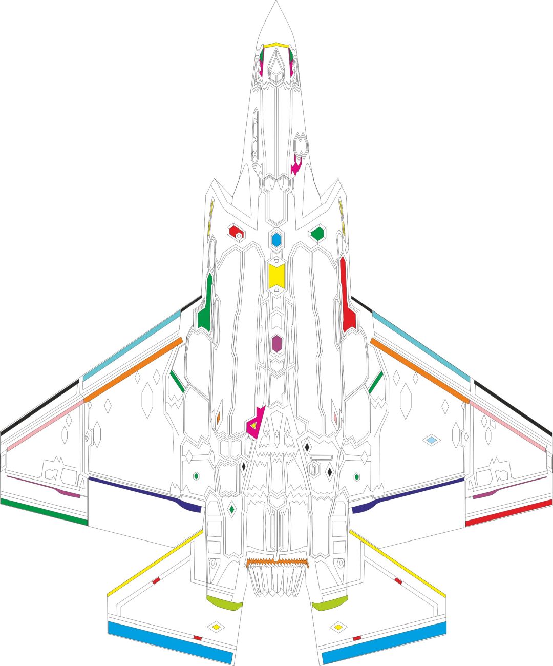 1:48 F-35C Lightning RAM panels